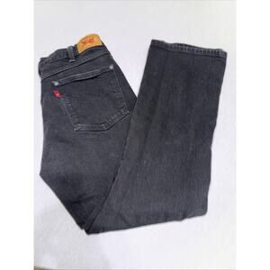 Levis 537 Black Western Bootcut Cowboy Jeans Mens Size 33x30 EUC